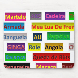 Tapis De Souris amour de capoeira d'arts martiaux de mousepad