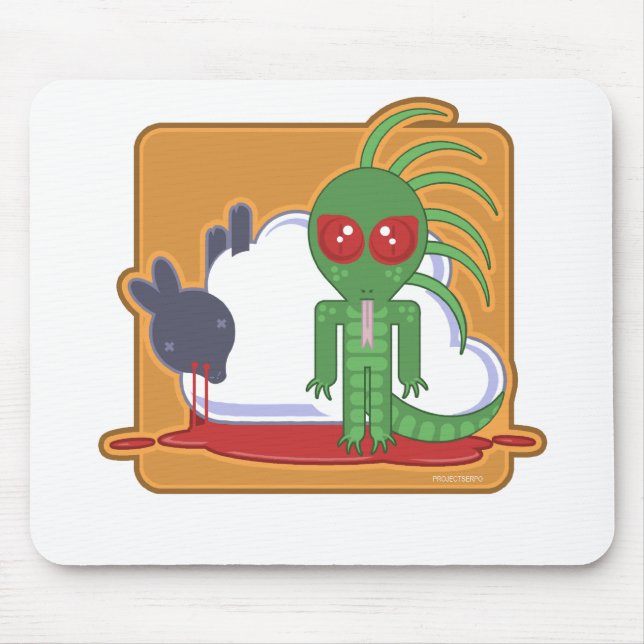 Tapis De Souris Amour de Chupacabra vous Mousepad (Devant)