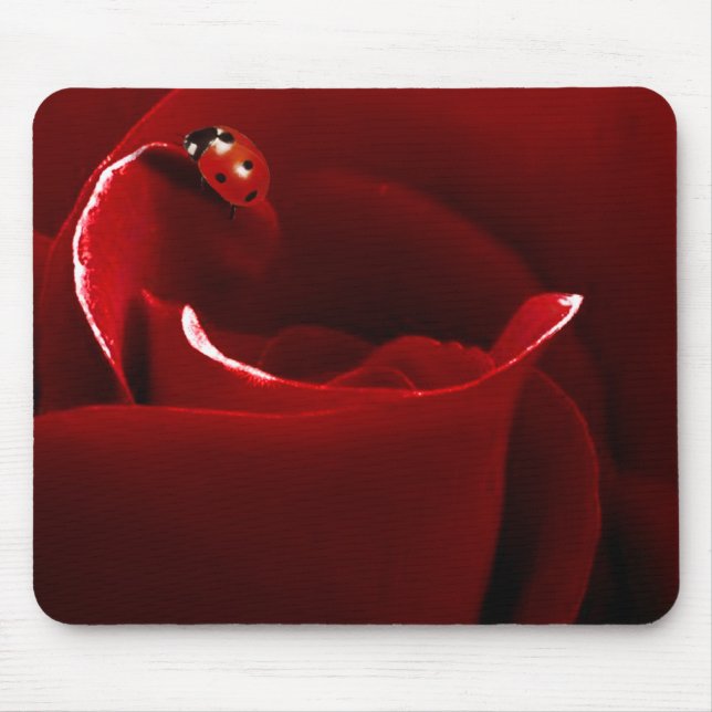Tapis De Souris Amour de coccinelle (Devant)