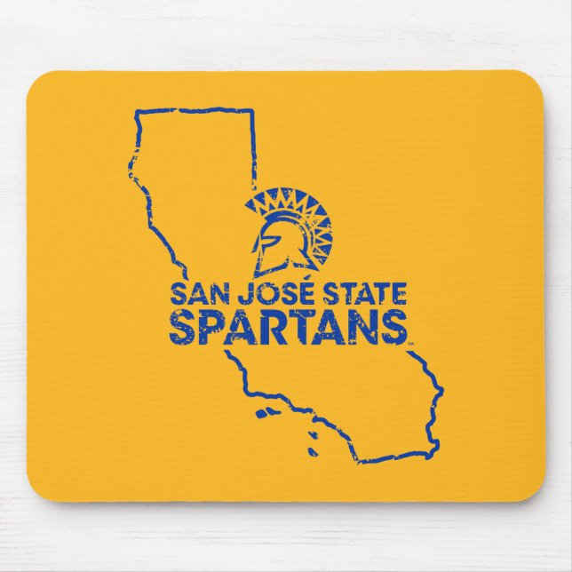 Tapis De Souris Amour de Spartans d'état de San Jose (Devant)