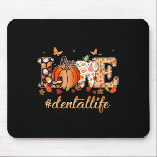 Tapis De Souris Amour Dental Life Citrouille Dentiste dentaire Tom