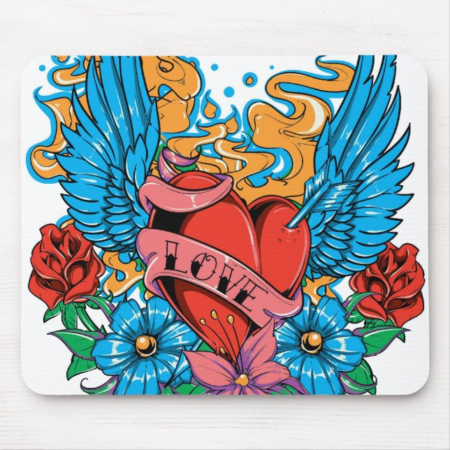 Tapis De Souris Amour Mousepad d'Annunaki (Devant)