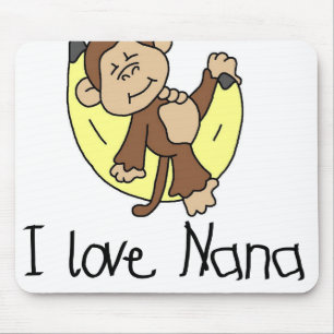 Tapis De Souris Amour Nana du singe I