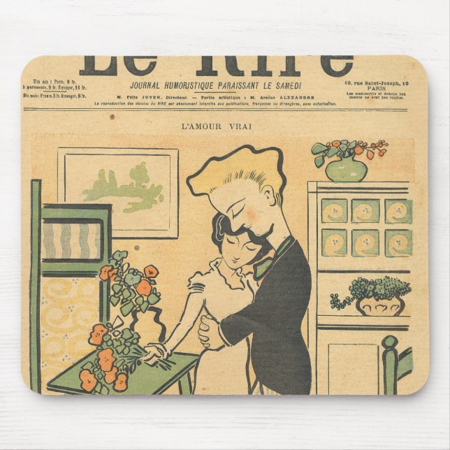 Tapis De Souris Amour vrai (Devant)