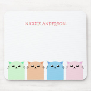 Tapis De Souris Amoureux de les chats personnalisés