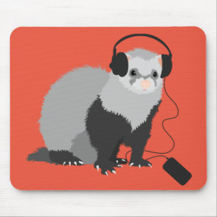 Tapis De Souris Amoureux de musique féroce