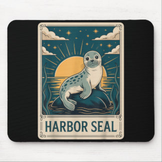 Tapis De Souris Amoureux des phoques marins passionnés d'aquatique