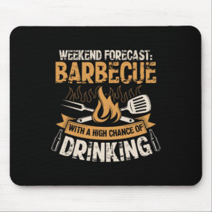 Tapis De Souris Amusant Barbecue Cuisinier Maître Grill Rbecue Ama