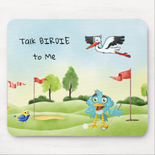 Tapis De Souris Amusant Golf Souris Pad Parlez Birdie à moi