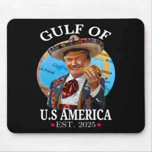 Tapis De Souris Amusant Trump Chemise Golfe Des États-Unis Amériqu