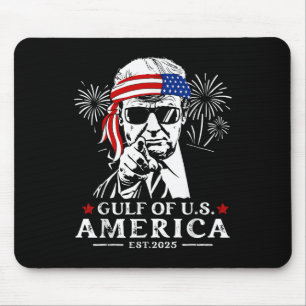 Tapis De Souris Amusant Trump Golfe Des Etats-Unis 2025 Joyeux 4èm