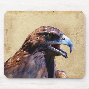Tapis De Souris Amusants Bald Eagle Mauvaise Attitude Faune