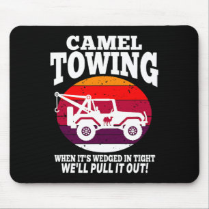 Tapis De Souris Amusants Camion Towing Retro Camping Towing Fun Ha