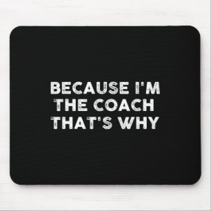 Tapis De Souris Amusants Coach Sports Football Basketball Soccer H
