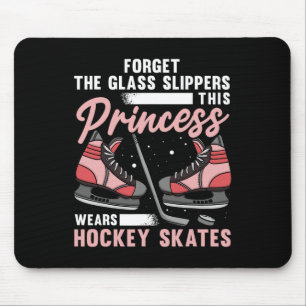 Tapis De Souris Amusants Hockey Sur Glace Art Pour Femmes Filles H
