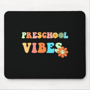 Tapis De Souris Amusez-Vous À L'École Vibes Préscolaire Premier Jo