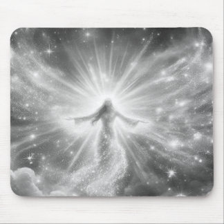 Tapis De Souris An Angel in the Clouds on a Thick Mousepad