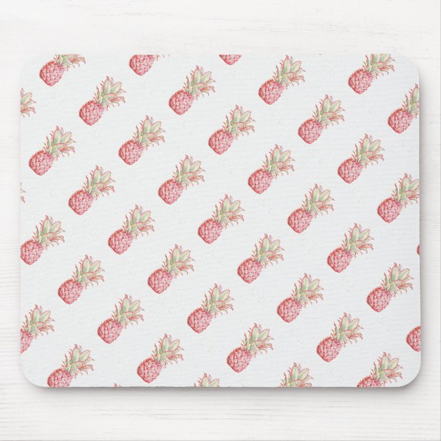 Tapis De Souris Ananas | rose tropical (Devant)