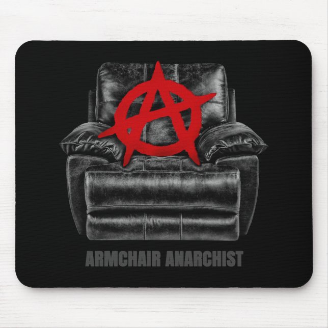 Tapis De Souris anarchiste de fauteuil (Devant)