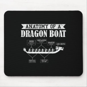 Tapis De Souris Anatomie de l'amant de la course de bateaux-dragon