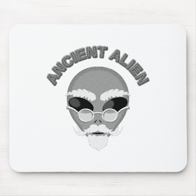 Tapis De Souris Ancien journal en chef Alien (Devant)