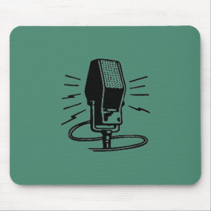 Tapis De Souris Ancien microphone