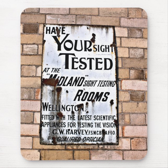 TAPIS DE SOURIS ANCIENNE ANGLETERRE SIGNE VINTAGE (Devant)