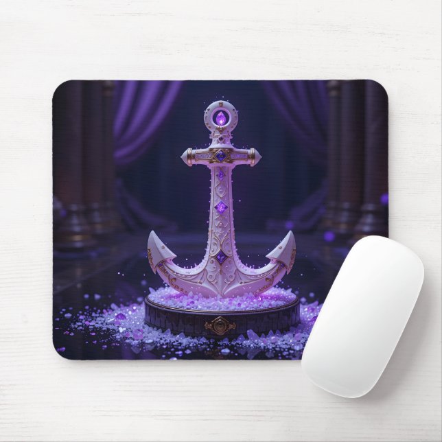 Tapis De Souris Ancre arabique lumineuse (Avec souris)