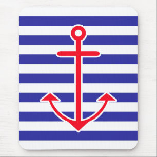 Tapis De Souris Ancre nautique classique