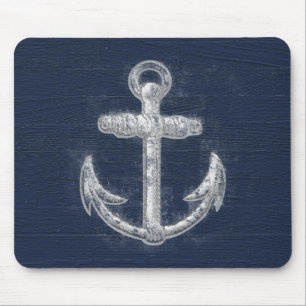 Tapis De Souris Ancre nautique vintage