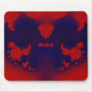 Tapis De Souris ANDRE ~ Panier de souris rouge et bleu