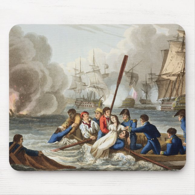 Tapis De Souris Anecdote à la bataille de Trafalgar (Devant)