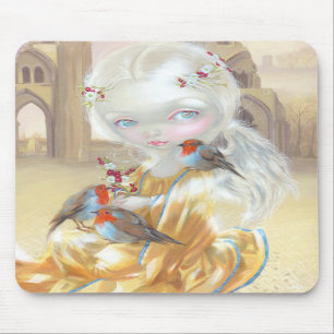 Tapis De Souris "Ange à l'abbaye" Mousepad de Glastonbury