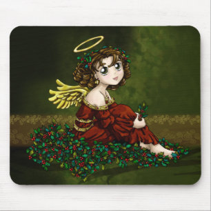 Tapis De Souris Ange de houx