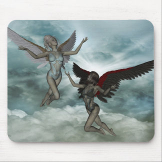 Tapis De Souris Ange de léger et d'obscurité