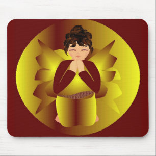 Tapis De Souris Ange d'or Mousepad