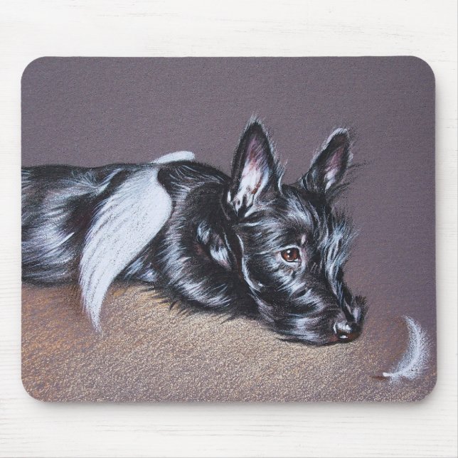Tapis De Souris Ange fatigué (Scottie) (Devant)