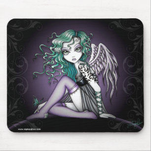 Tapis De Souris Ange mignon de tatouage de Malory petit