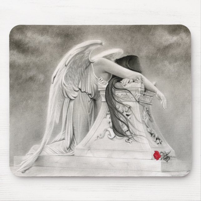 Tapis De Souris Ange pleurant Mousepad (Devant)