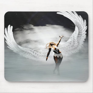 Tapis De Souris Angel dans les nuages Mousepad