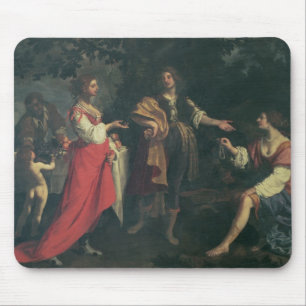 Tapis De Souris Angélique officinale et l'amarrage, Medoro, 1634