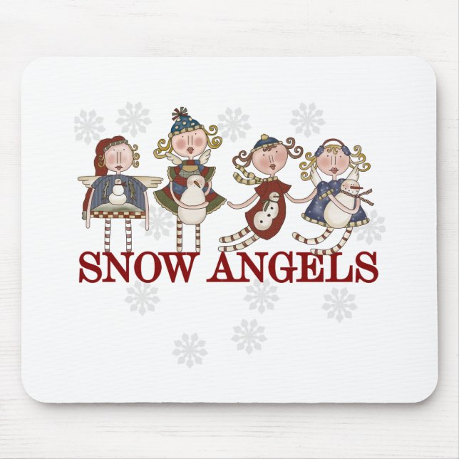 Tapis De Souris Anges de neige (Devant)