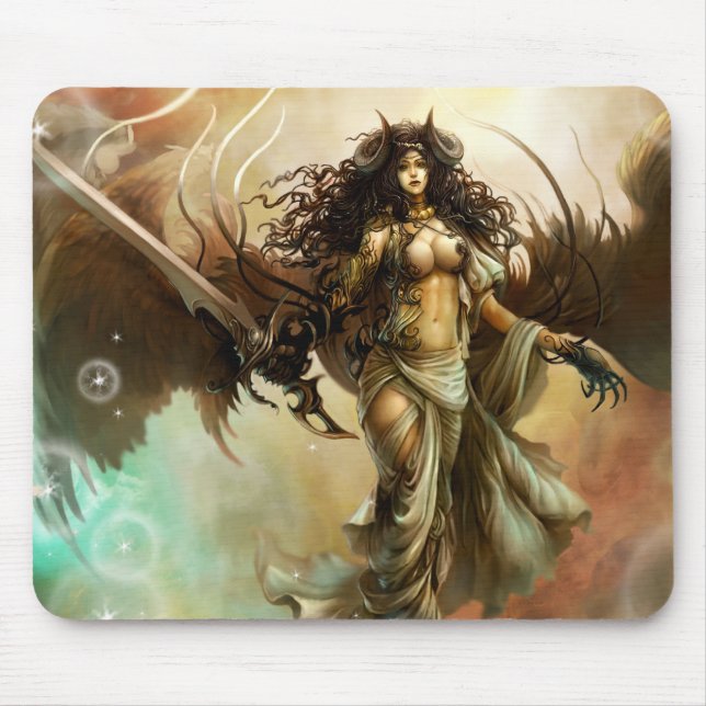 Tapis De Souris Anges foncés d'Azmodeus, Mousepad (Devant)