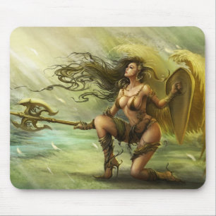 Tapis De Souris Anges foncés "Gabrielle" d'Azmodeus, Mousepad