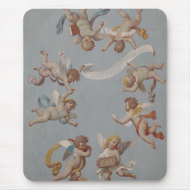 Tapis De Souris Anges lunatiques d'ange de la Renaissance (Devant)