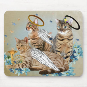 Tapis De Souris Anges parfaits Mousepad du Bengale
