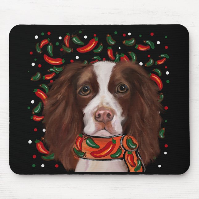 Tapis De Souris Anglais Springer Spaniel (Devant)