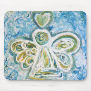 Tapis De Souris Angle bleu doré Mousepad