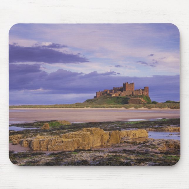 Tapis De Souris Angleterre, Northumberland, Château de Bamburgh (Devant)