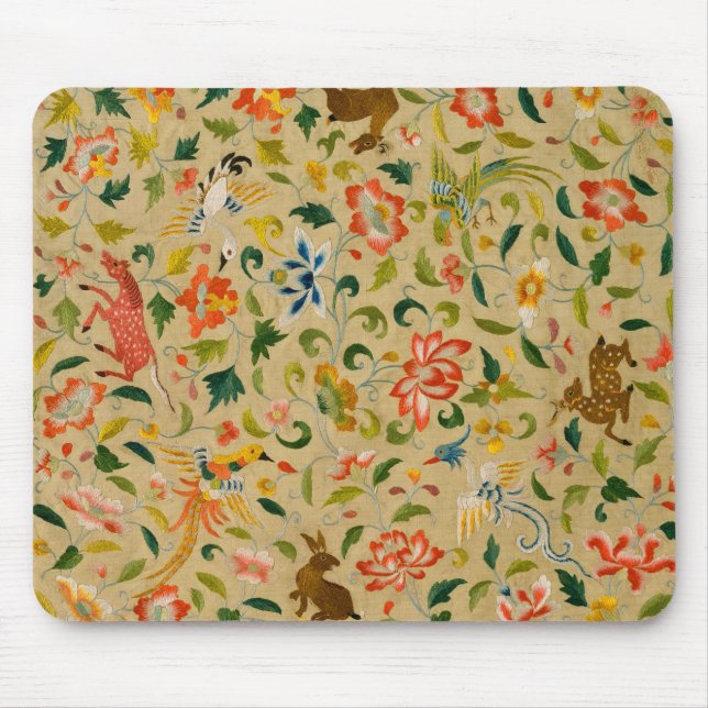 Tapis De Souris Animal Antique Cheval Oiseau Deer Rabbit (Devant)